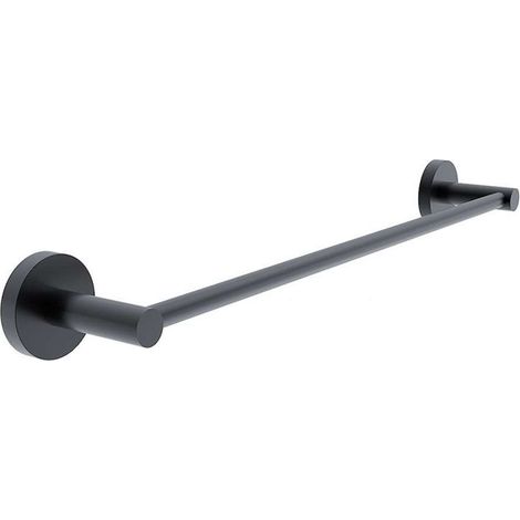 Nimco Unix - Toallero, longitud 51 cm, negro mate UNC 13046-90