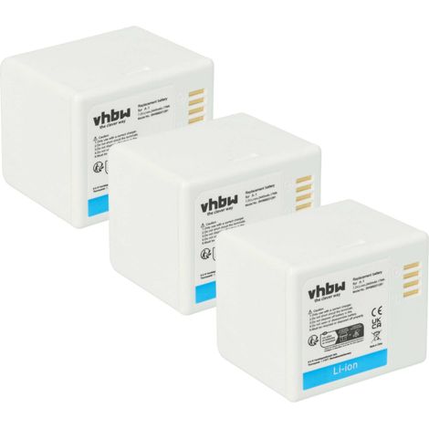 vhbw 3x Akku kompatibel mit Netgear / Arlo VMS3230, VMC4030 Knopfkamera, getarnte Kamera (2200 mAh, 7,2 V, Li-Ion) (1/5)