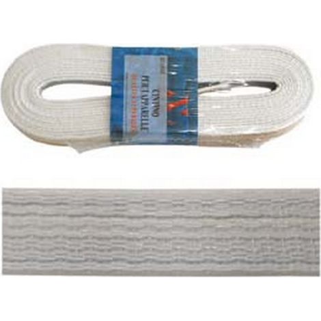 1MS CINTINO PVC PER AVVOLGIBILI GRIGIO IN MATASSINE - mt.5,5x mm.22h. in matassina