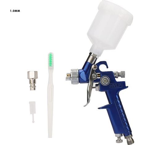 Gravity Airbrush Car Spray Airbrush Tabancası, Gun Oil Painting Pneumatic Airbrush Type Européen (Calibre 1,0 mm) (1/5)