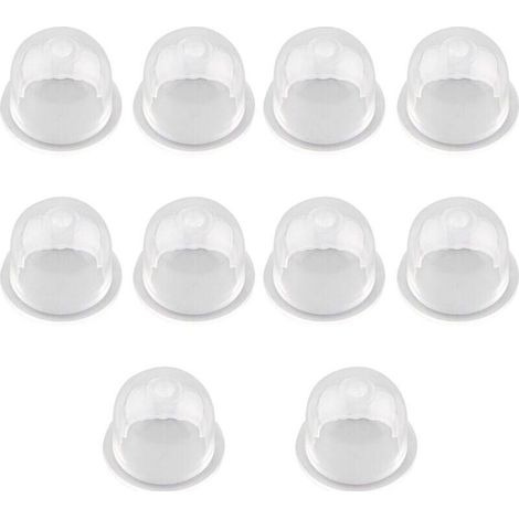 10 Pcs Pompe d'Amorçage Pompe Ampoule Carburateur Remplacer Huile Carburateur Tondeuse à La Tronçonneuse Pompe à Essence Carburateur Pompe Universelle en Plastique Poire Piston Accessoires (1/5)