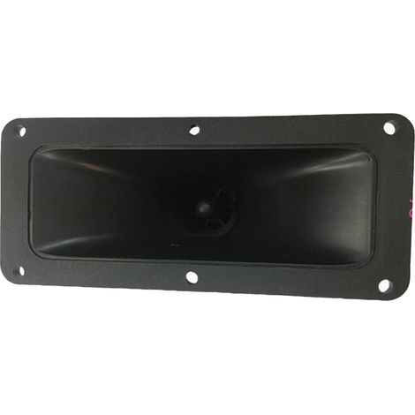 1 haut-parleur piézoélectrique à pavillon, rectangulaire, 150 W, 2,2 kHz–27 kHz, 100 dB, 4–8 ohms