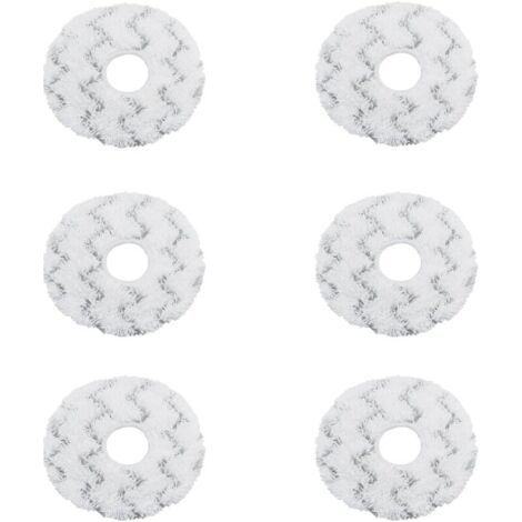 6 Pack Replacement Cleaning Wipes Compatible Ecovacs Deebot X1 Omni, Scratched Floor Cloths (1/4)