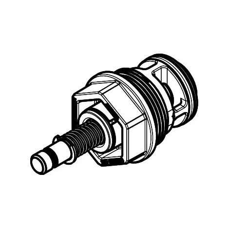 Hansgrohe Inversor de mezclador de bañera visto, 94368000