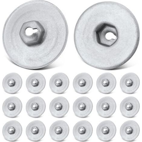 Kit de fixation pour écrous isolants de protection thermique - Rondelles de serrage de soubassement de voiture pour BMW Mini Série 1-7 X1-X7, rondelles de serrage (ø30 mm, 20 pièces) (1/5)