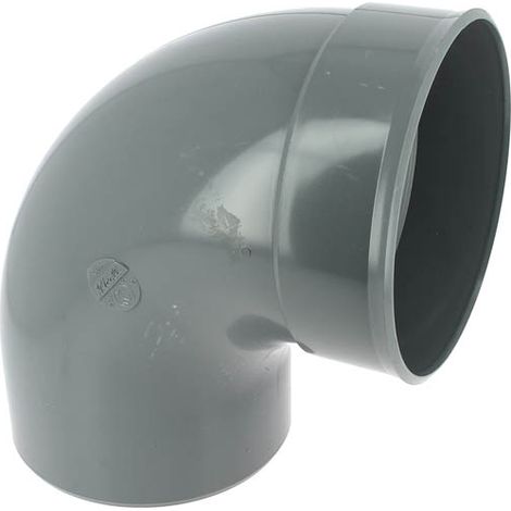NICOLL Coude 87°30 PVC évacuation Mâle Femelle Ø200