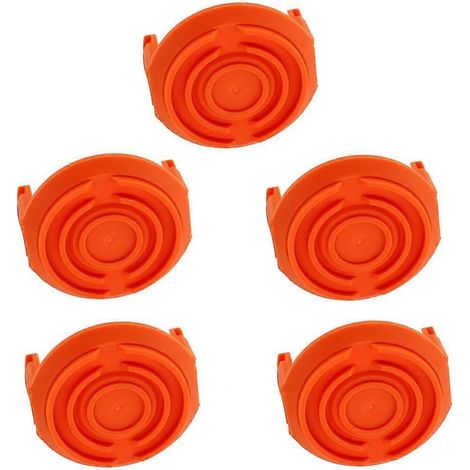 Lot de 5 couvercles de bobine 50006531 WA6531 pour Worx WG170, WG170.1, WG170.9 - Coupe-bordures, dresse-bordures et mini-tondeuse 3 en 1 WG180 WG191 (1/5)