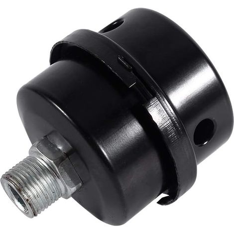 Silent Air Compressor Oil Cleaning Parts, 3/8 Inch Metal Silencer 16 mm Air Compressor Intake Wire Air Compressor Spare Parts Compressor Air Cleaner (1/5)
