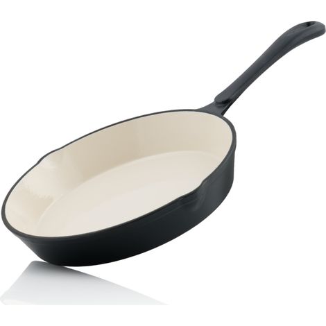 Mahlzeit Padella in ghisa smaltata Ã˜ 24 cm  Blue Berry  Padella in ghisa con due becchi