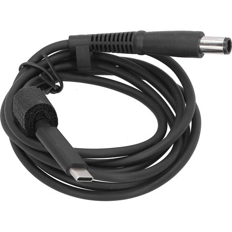 Câble de charge USB-C pour ordinateur portable HP (connecteur mâle DC 7,4 x 5 mm). (1/5)