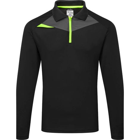 Polo de Manga Larga DX4 Negro S