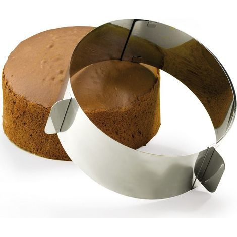 Bandeja de horno ajustable de acero inoxidable de 15,5 a 29,5 cm (1/5)