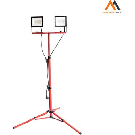 EDIL LED TRIPOD 2X50W DOPPIO FARO DA CANTIERE