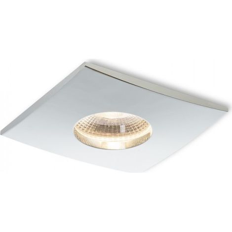 Strahler WATERBOY SQ chrom 230V LED 10W 40° IP65 3000K