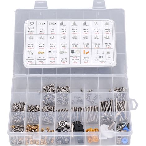 Kit de Fixations pour Imprimante 3D - Assortiment Complet de Pièces Métalliques pour Voron 0.1 (1/5)