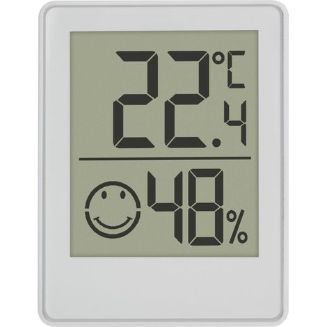 TFA Dostmann Digitales Thermo-Hygrometer Thermo-hygromètre blanc 30.5039.02 (1/5)