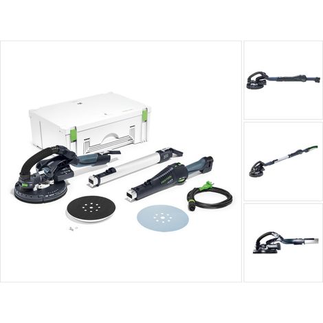 Festool LHS-E 225 EQ-Plus S/W PLANEX Levigatrice a collo lungo ( 575217 ) 550W 215mm in systainer + disco abrasivo (1/5)