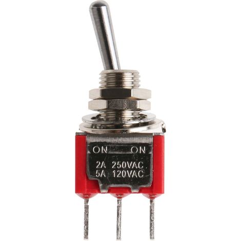 Interrupteur à levier RS PRO, On-On, 1RT, 5 A @ 250 V c.a. ( Prix pour 1 ) (1/3)