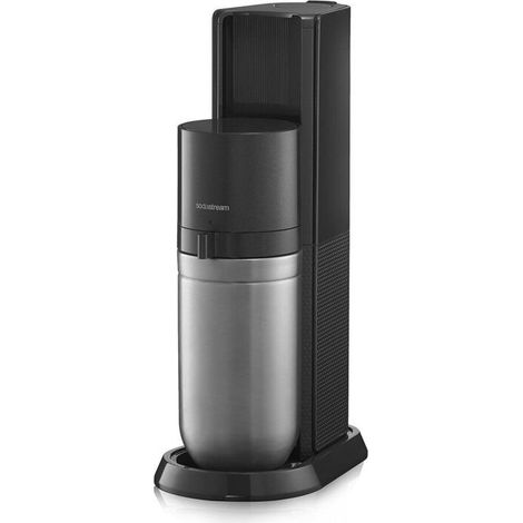 Machine à soda et eau gazeuse SodaStream DUO – Acier inoxydable – Bouteille en verre 1L – Capacité de carbonatation 60L