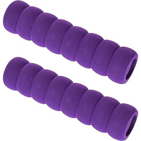 Fundas para manijas de puerta, fundas de espuma suave para manijas (juego de 2) (morado) (1/4)