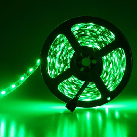 Trade Shop - LED-Streifen 5050 flexibel 5M 300 LED selbstklebend Innenbeleuchtung IP 20 -