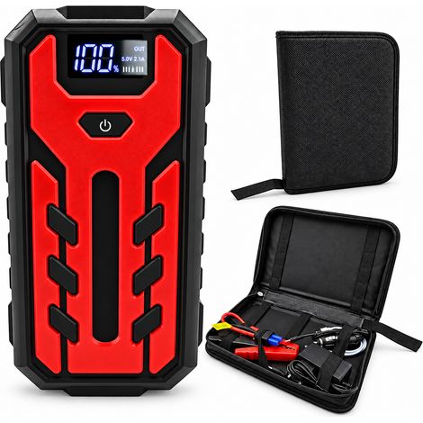 Avviatore Auto 12V 20000mAh Power Bank con Pinze e Valigetta (1/5)