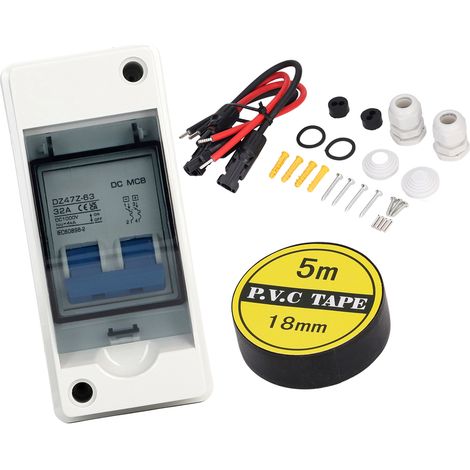 Disjoncteur Mini Compact avec Boîte de Jonction IP65 Étanche 4000A Icu Pa66 Interrupteur-Sectionneur DC1000V 32A (1/5)