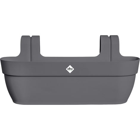 Elho Vibia Campana Easy Hanger XL 58 - Noir - L 56 x B 23.7 x H 27 cm - Balcon - 100% recyclé (1/3)
