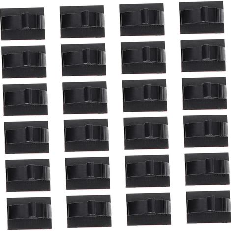 Lot De 100 -câbles Auto-adhésifs Réglables Pour Câbles Légers Pour Le Bureau (1/5)