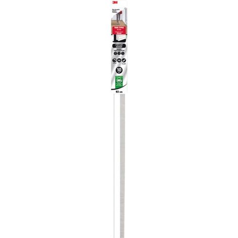 3M Bas De Porte Adhésif Sol Très Irregulier Premium, L.93 Cm Blanc