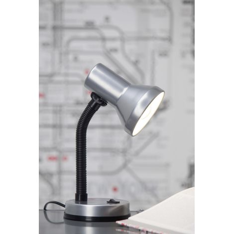 Brilliant Junior Tischlampe Energiesparlampe, Glühlampe E27 40 W Titan (1/3)