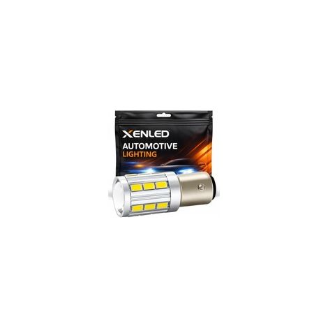 Ampoule 21 LED SG - P21/5W - Blanc - BAY15D 5500K - Double intensité (1/5)