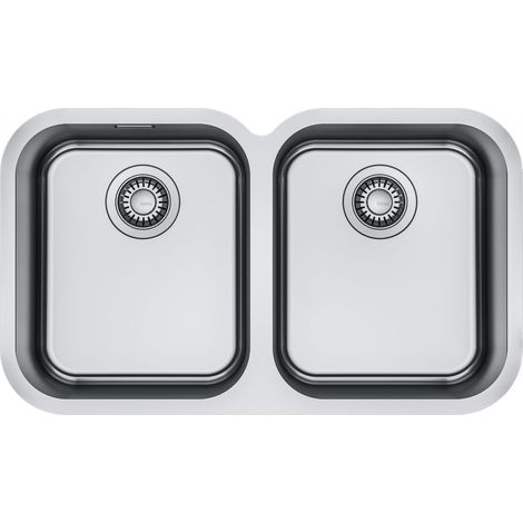Evier Franke Smart SRX120-34-34 - Inox Lisse - Vidage : Manuel (1/2)