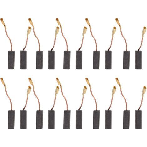 Copper Accessories Kit for Drill Grinder 20pcs Carbon Motor Brushes 5x8x15mm (1/5)