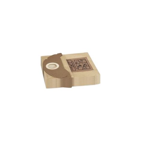10 Sacs Filtre Remplacement pour Aspirateur Karcher WD2 MV2 6.904-322.0 WD2250 A2004 A2054 (1/5)