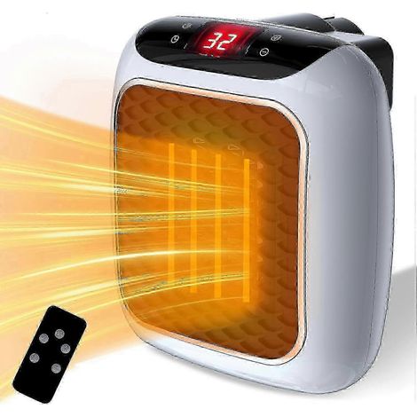 Nouveau radiateur soufflant en céramique PTC 800 W avec 2 modes, modèle 2025, radiateur d'appoint à brancher pour la maison (1/5)