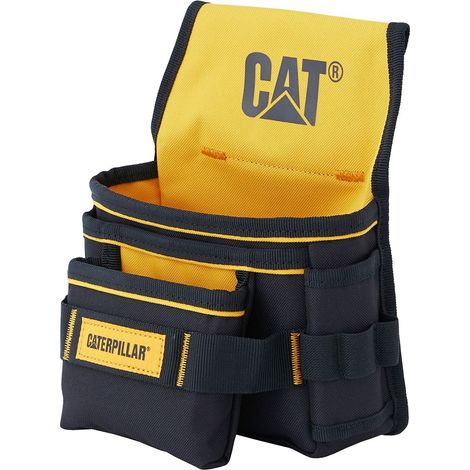 Porte outils 5 poches Sacoche à outils Polyester 600D / PVC CAT (1/4)
