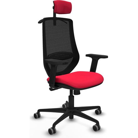 Piqueras y Crespo Mardos Silla de Oficina Roja Confort