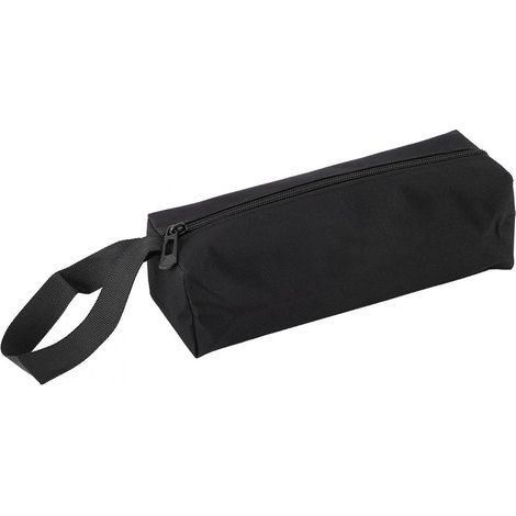 Outil Trousse de Rangement Sac, 24 CM Lue Toile Nylon imperméable à l'eau Fermeture éclair Paquet(Noir). (1/5)