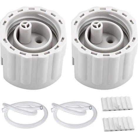 Automatic filling system for aquariums, set of 2, for small tanks with a wall thickness of 3 to 10 mm (not suitable for tanks with lids or round tanks)