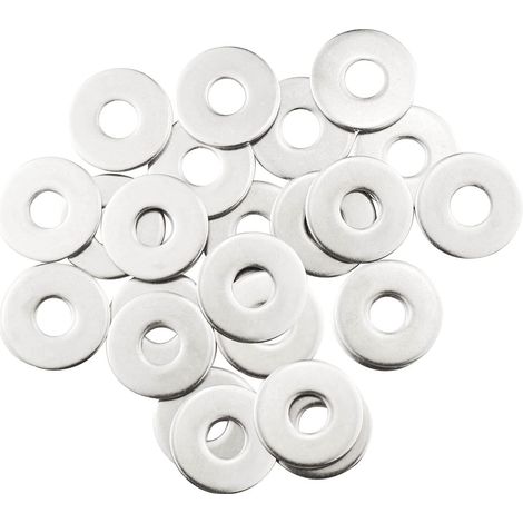 Rondelles Metal M10, Rondelle Inox 20 Pièces, Rondelles Plates M10 x 30mm, Rondelle en 304 Acier Inoxydable, Rondelles pour Vis et écrous (1/3)