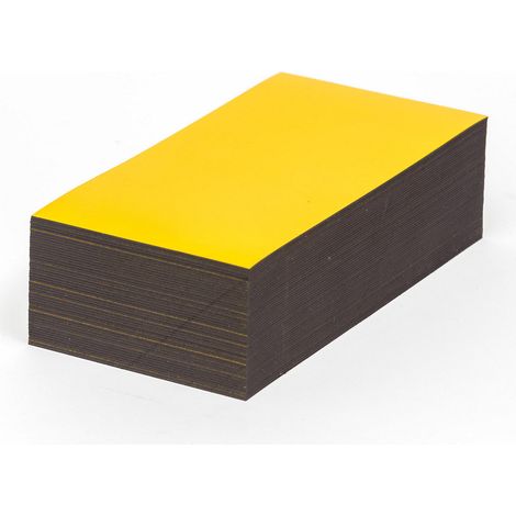 FRANKEL kaiserkraft, Etiquettes magnétiques, coloris jaune, h (1/5)
