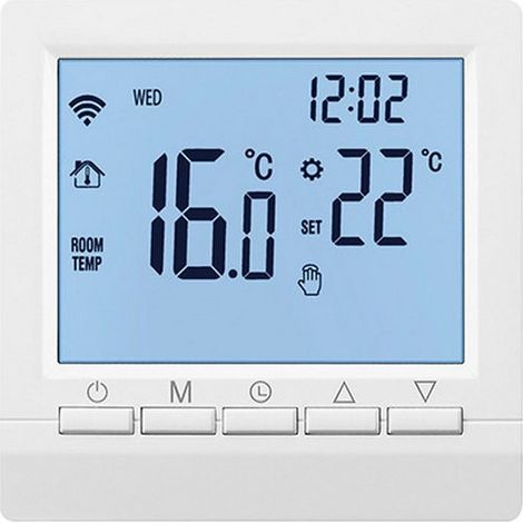 Thermostat de Chaudière à Piles pour Chaudière Murale, Contrôleur de Température Intelligent (1/5)