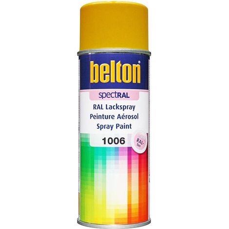 Bombe de peinture Belton Spectral RAL1006 Jaune Maïs 400ml
