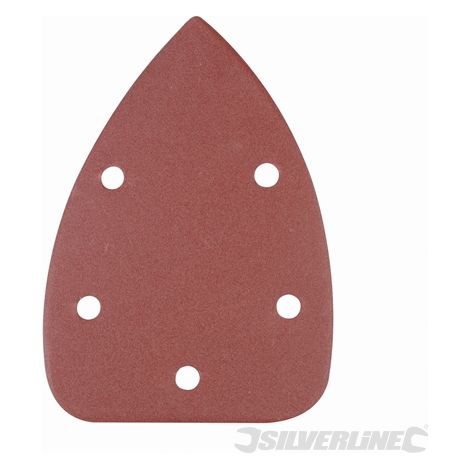 10 FEUILLES ABRASIVES AUTO-AGRIPPANTES 140 MM GRAIN 240 SILVERLINE 196588