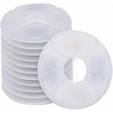 Muntra-12 filtros de repuesto para fuente de agua para gatos y mascotas (1/4)