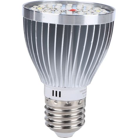 Lámpara LED hidropónica de 60 W para cultivo: 60 LED de espectro completo, voltaje de 85–265 V, ideal para plantas y flores.