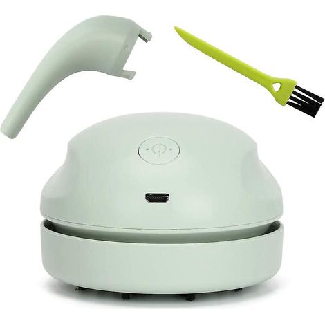 mini Aspirateur De Bureau (vert), Aspirateur De Bureau Rechargeable Usb, Aspirateur  Main Sans Fil, Aspirateur De Bureau Portable, Clavier D'ordin (1/5)