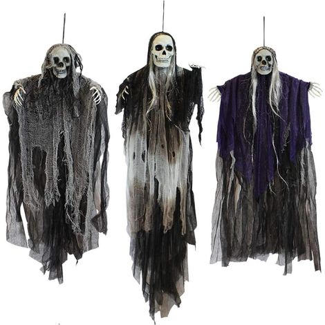 JOYIN 3 unités Halloween décoration suspendu (1x 135cm & 2X 80cm) (1/5)