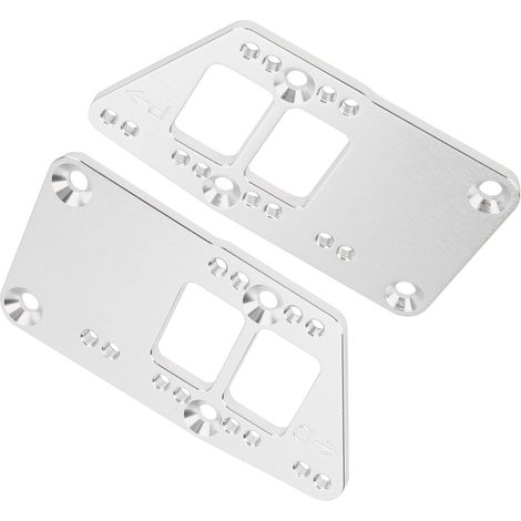 Ensemble de 2 plaques de conversion de support moteur, en alliage d'aluminium, adaptées aux moteurs Chevrolet LS1, LS2, LS3, LS6 et de la série LS. (1/5)